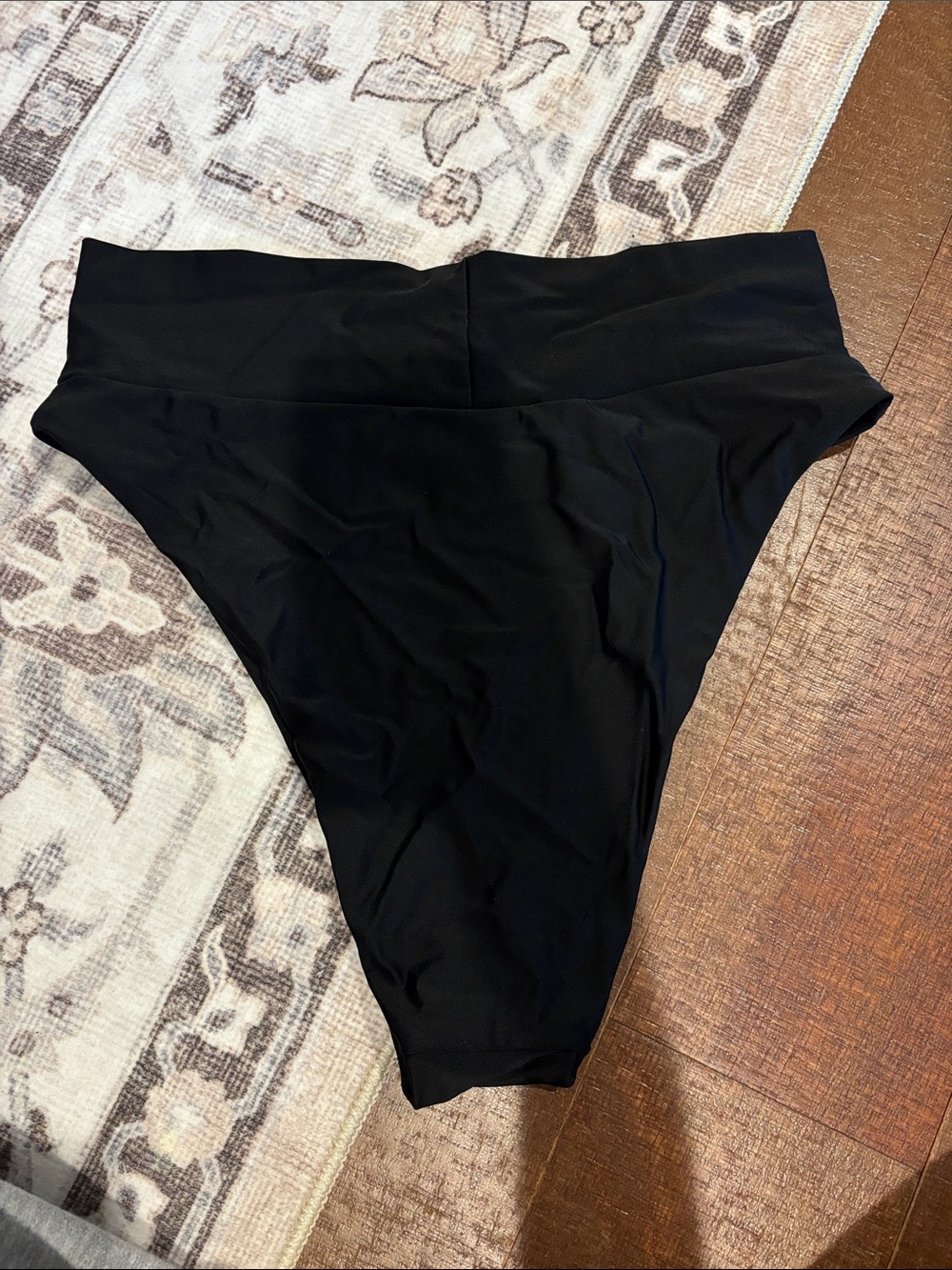 aerie High Waisted cheeky Black Bikini Bottom - Picture 3 of 3